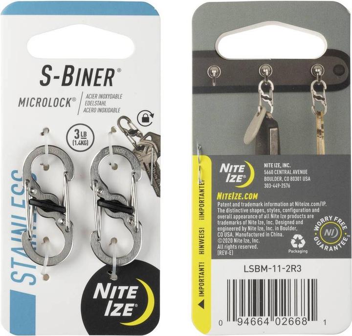 Actual product image Nite Ize MicroLock S-Biner 2