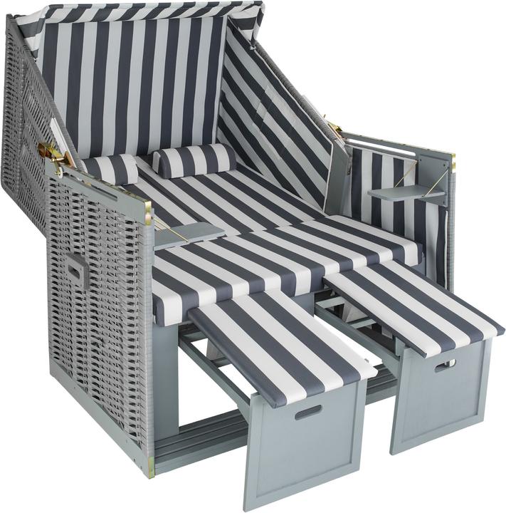 Produktbild tectake Strandkorb inkl. Schutzhülle