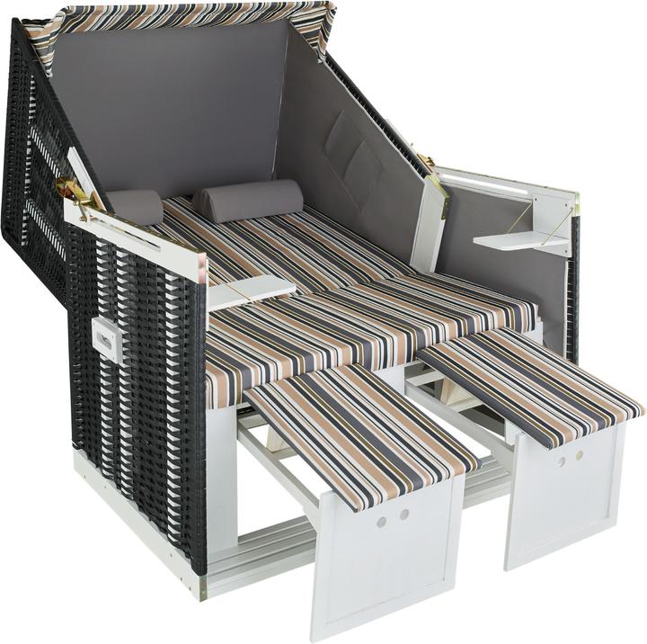 Produktbild tectake Strandkorb inkl. Schutzhülle