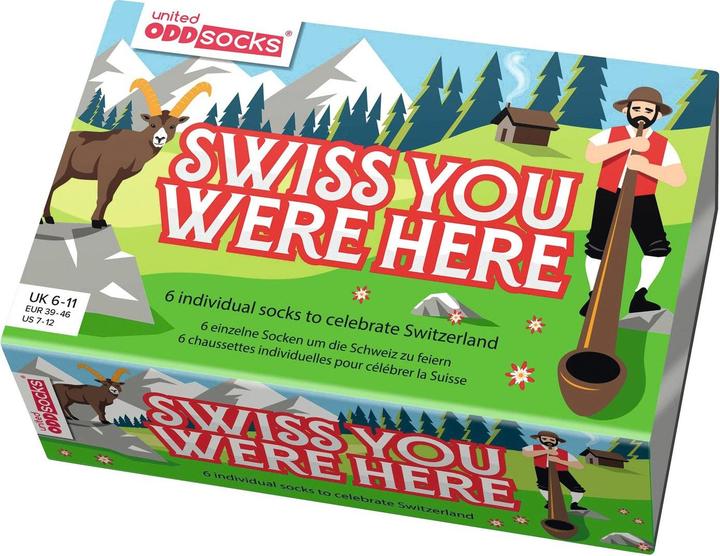 Produktbild United Oddsocks Schweiz (6er Pack, 39 - 46)