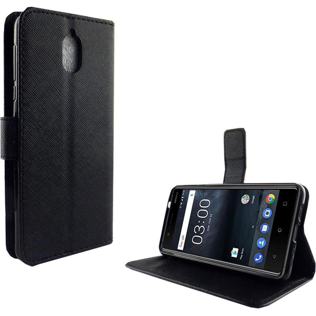 König Design Hülle Handy Schutz für Nokia 3.1 Case Cover Tasche Wallet Etui Handyhülle Bumper (Nokia 3.1), Smartphone Hü...