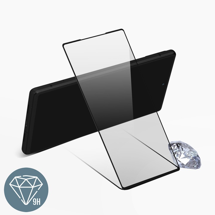 Actual product image Avizar bulletproof glass, glass protective film, protective glass (2 Piece, Google Pixel 6)