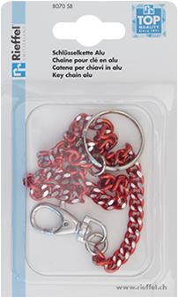 Actual product image Rieffel Aluminium key chain 8070 SB