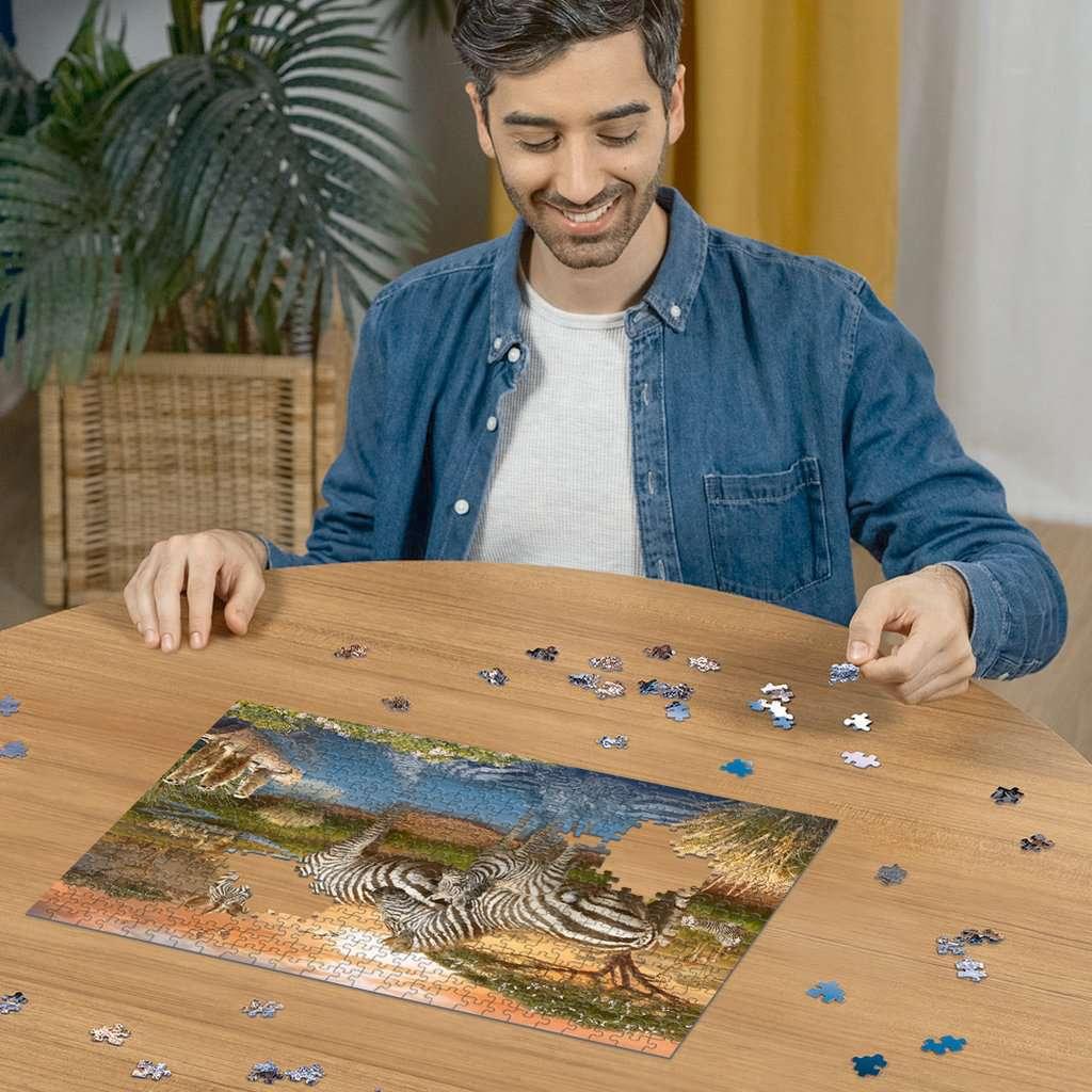 Thumbnail - Ravensburger Zebras am Wasserloch (500 Teile)
