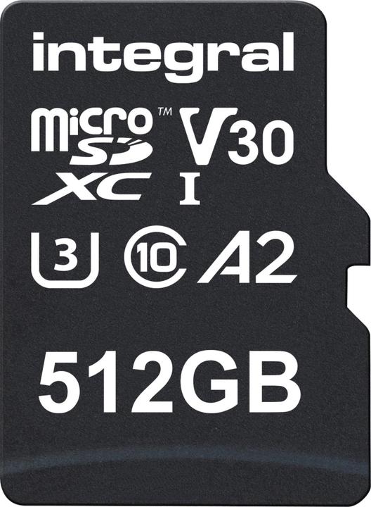 Produktbild PREMIUM HIGH SPEED MICROSDHC/XC V30 UHS-I U3 MicroSD (512 GB, microSDXC, U3, UHS-I)