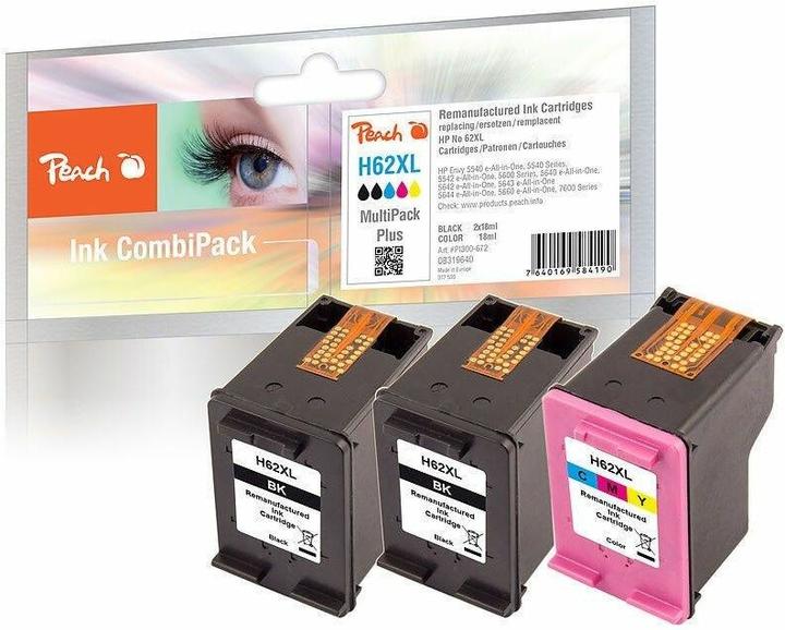 Peach 62XL Multipack Plus (Color, BK)