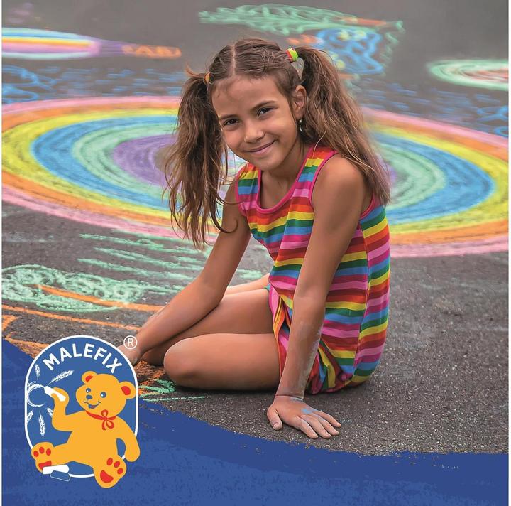 Produktbild Malefix 6 Regenbogen Eierkreide (6x)