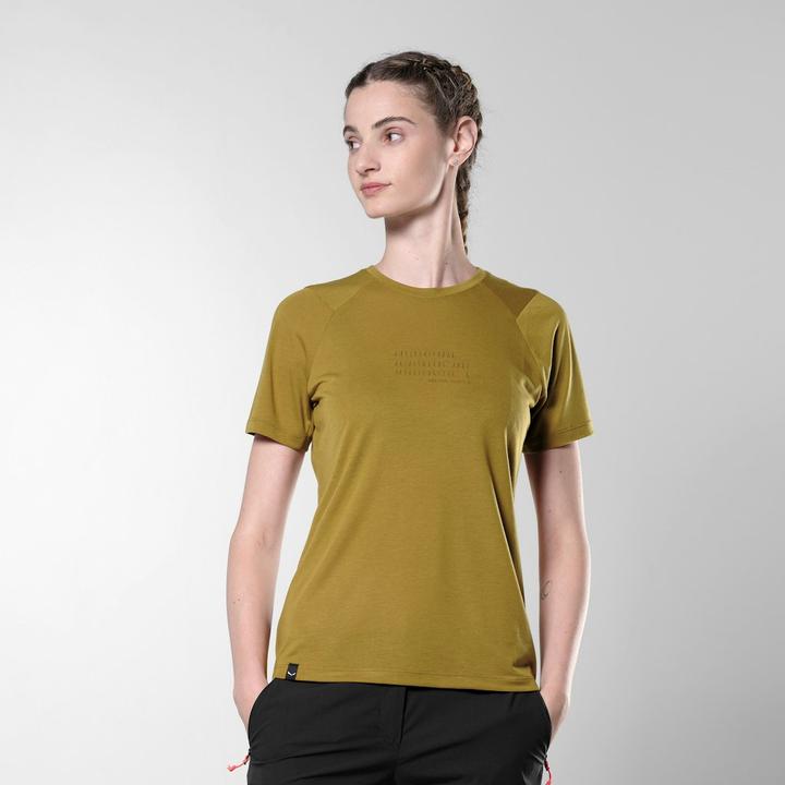 Actual product image Salewa Eagle Poem Dry'Ton T-Shirt Da (M)
