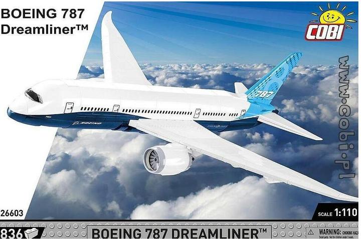 Actual product image Cobi Boeing 787 Dreamliner / 836 pcs
