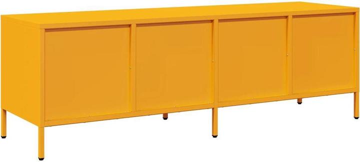 Image du produit vidaXL Armoire TV Table TV Lowboard Meuble TV jaune moutarde Acier (135 x 39 x 43.50 cm)