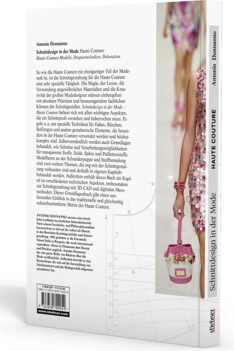 Produktbild Schnittdesign in der Mode (Deutsch, Antonio Donnanno, 2018)
