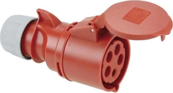 Produktbild PCE Portable socket Shark 32A 400V 3P + Z + N IP44 (225-6)