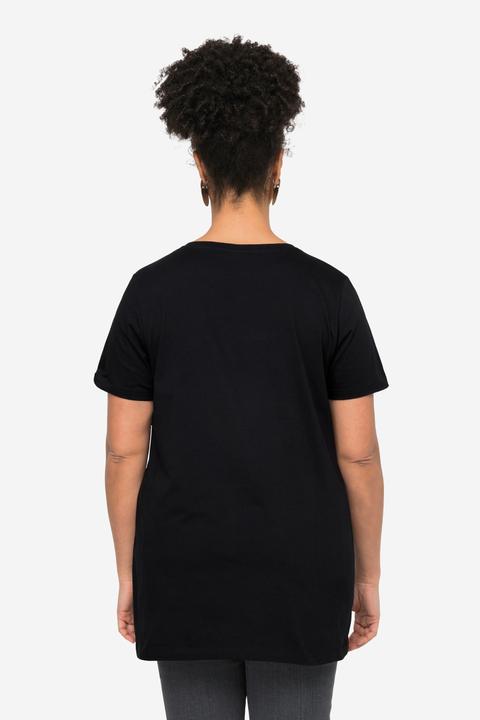 Produktbild Miamoda T-Shirt, Straight Fit, Herz-Druck, Halbarm (42)