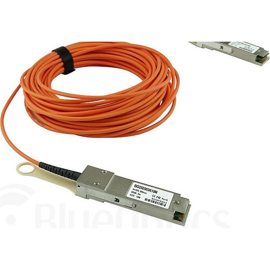 Thumbnail - CBO F5 Networks QSFP-AOC-2M kompatibles BlueOptics AOC QSFP BO252503K2M, Transceiver, Orange