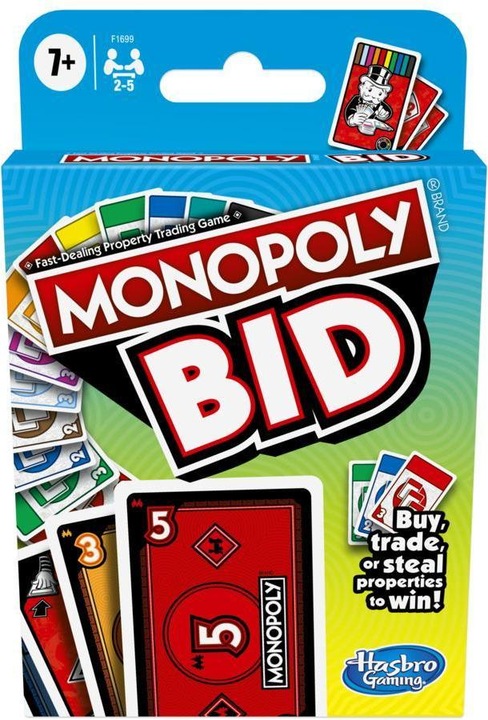 Productafbeelding Hasbro Kaartspel Monopoly Bod (Fins, Zweeds)