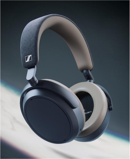 Image du produit Sennheiser Momentum 4 Wireless (ANC, 60 h, Filaire, Sans fil)