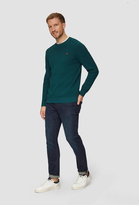 Image du produit S.Oliver Strickpullover Strickpullover mit Nahtdetails und Logo (3XL)