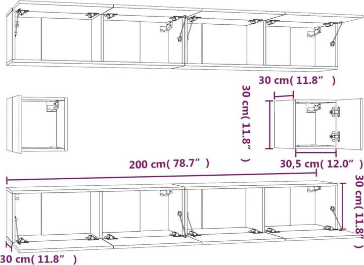 Image du produit VidaXL Dorri (100 x 30 x 30 cm)
