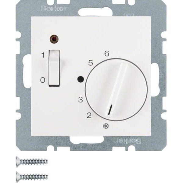 Berker Raumtemperaturregler, Thermostat, Weiss