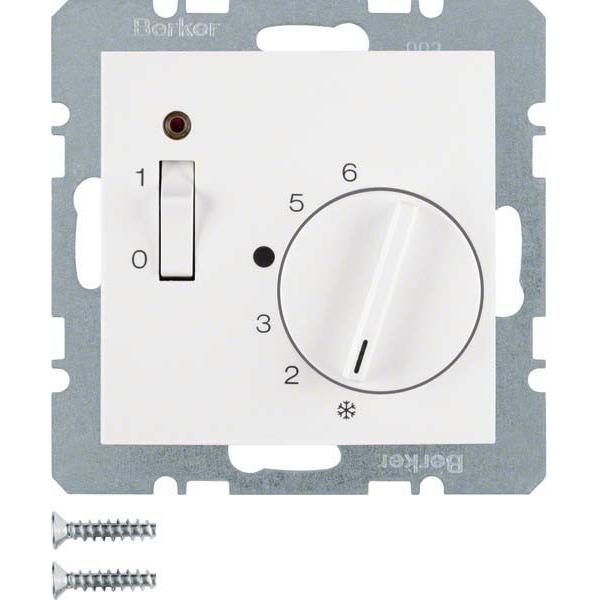 Berker Raumtemperaturregler, Thermostat, Weiss