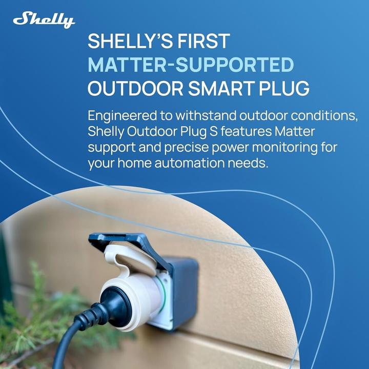 Actual product image Shelly Outdoor Plug S Gen3