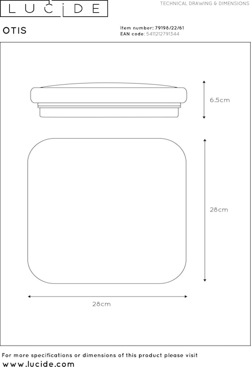Actual product image Lucide Otis (1400 lm)