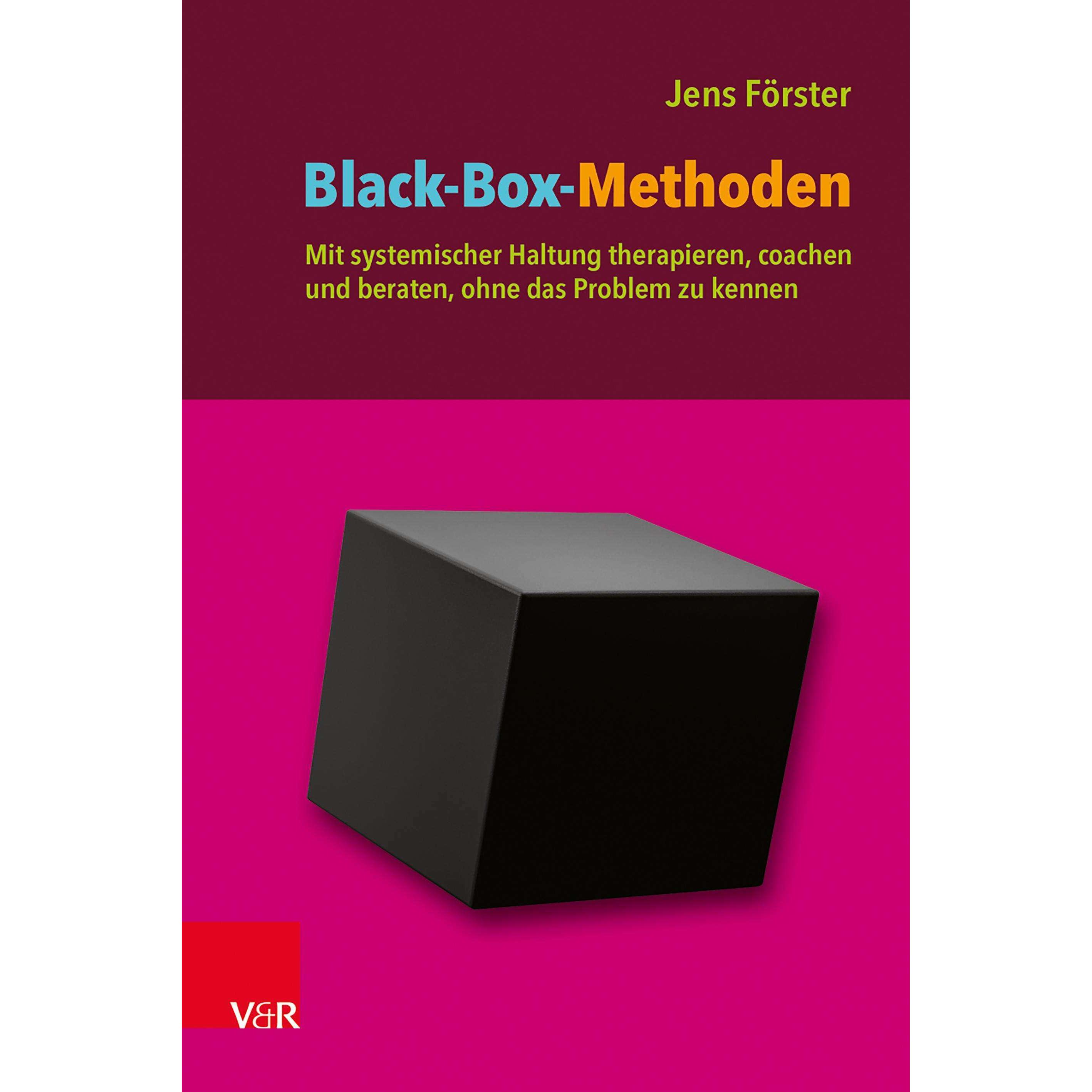 Black-Box-Methoden, Fachbücher von Jens Förster