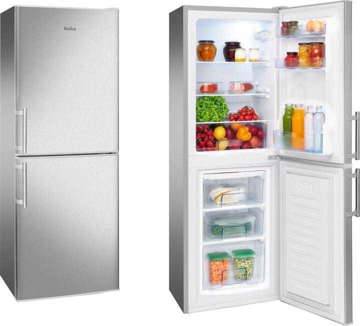 Image du produit Amica Combiné réfrigérateur-congélateur KGC 384 110 E l x h x p 52 x 148 x 59 cm partie (138 l)