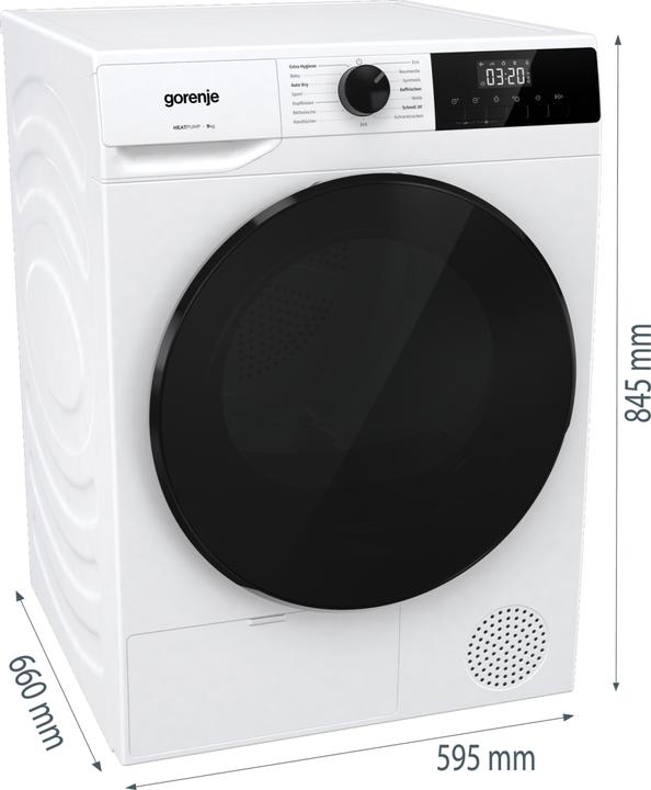 Gorenje Asciugatrice a pompa di calore GORE (9 kg, A destra)