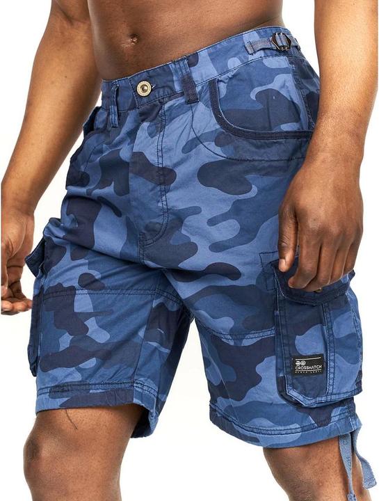 Actual product image Crosshatch Mens Jimster Camo Cargo Shorts (30)
