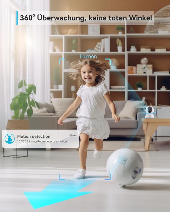 Image du produit Blurams Haustierkamera 2K mit 360° Schwenkfunktion (2 Stück)