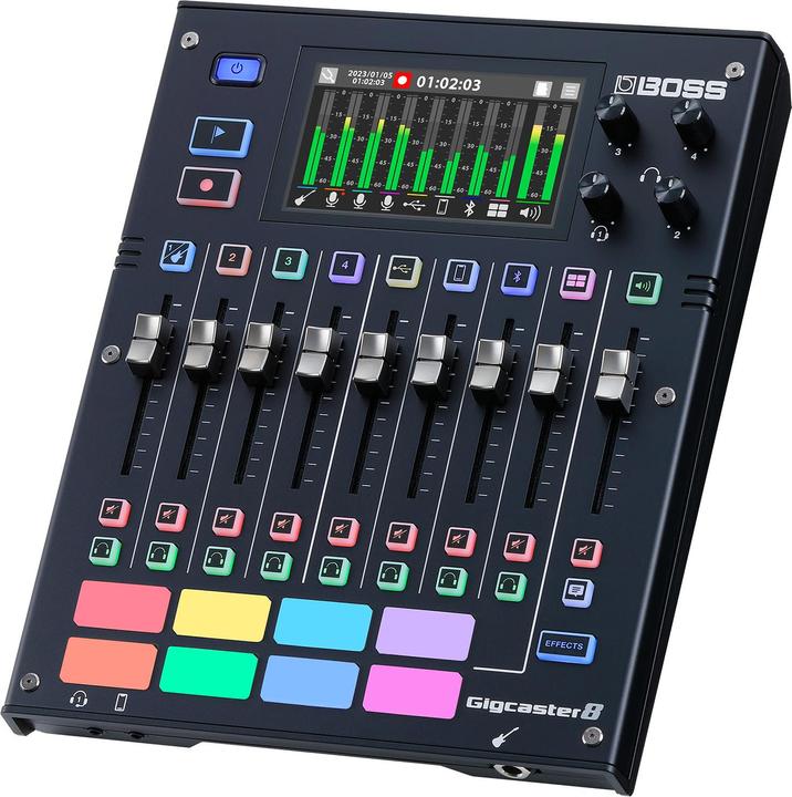 Produktbild BOSS (Electronics) GCS-8 Gigcaster 8 Audio Streaming Mixer (Studio- und Livemixer)