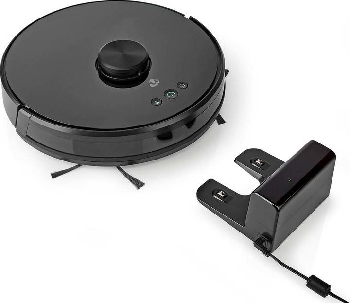 Produktbild Nedis WIFIVCL001CBK- Robotický Vysavač | Laserová navigace | Wi-Fi | Kapacita Sběrné Nádrže: 0.6 l (2000 Pa)