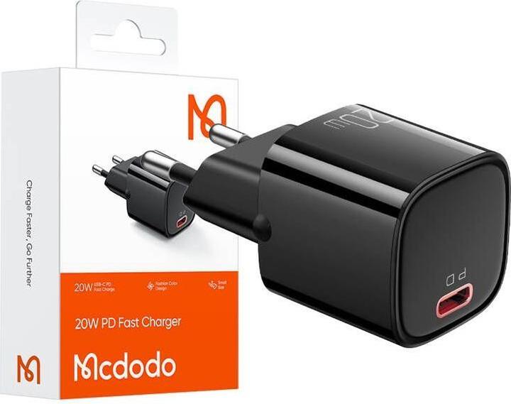 Actual product image Mcdodo PD Charger CH-4021 20W Nano Series (black) (20 W, 1 portion)