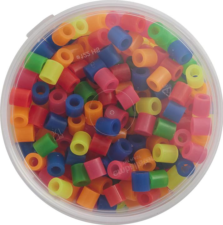 Produktbild Hama Perlen Strijkkralen Maxi in Bak - Neonmix (051), 600st.