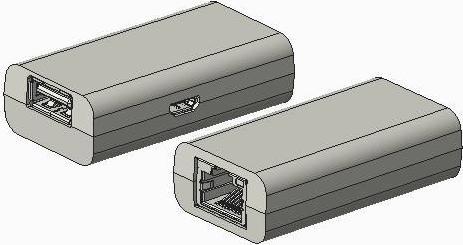 HPE E AP-MOD-SERU Micro-USB TTL3. to RJ45 RS232 AP Console Adapter Module (Cable Accessories)