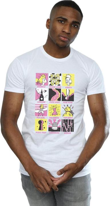 Immagine prodotto Disney Tinkerbell Squares Maglietta Uomo (M)