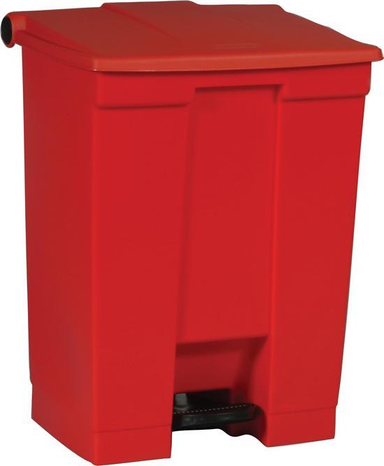 Image du produit Vepa Bins Poubelle industrielle à pédale, capacité 68 l, rouge. (68 l)