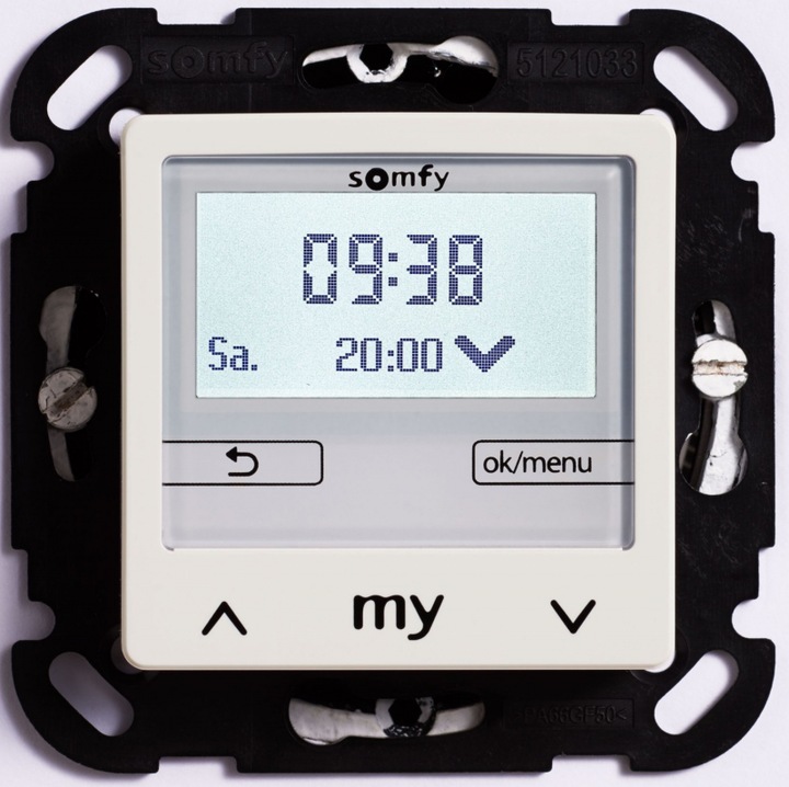 Actual product image somfy Chronis Smoove Uno S Pure White o. Frame 1805282