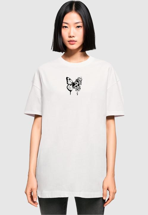 Produktbild Merchcode Ladies Flowers Bloom Oversized Boyfriend Tee - 118385 (XXL)