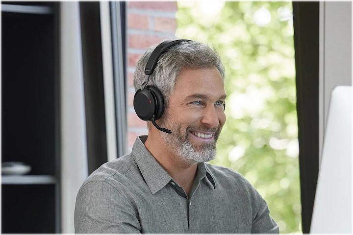 Produktbild Jabra Evolve2 75 MS Stereo + Ladestation (Kabellos, USB-A)