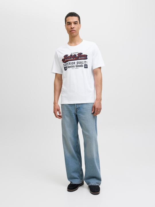 Actual product image Jack & Jones T-Shirt Casual Bequem sitzend JJELOGO TEE O-NECK 5PK (L)