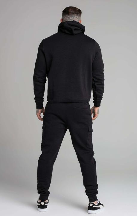 Immagine prodotto Siksilk Felpa con cappuccio Nero Essential Overhead (L)
