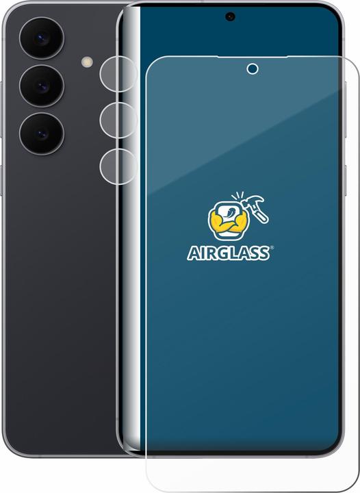 Produktbild BROTECT Schutzglas für Samsung Galaxy S25 FE (Display+Kamera) Schutzfolie Panzer Folie Glas Display Schutz (1 Stk., Samsung Galaxy S25 FE)