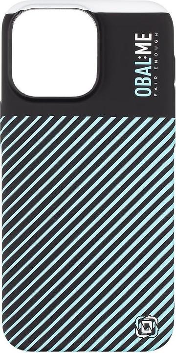 Produktbild Obal:Me Flossy Stripes Case für Apple iPhone 15 Pro Max schwarz/hellblau (Apple iPhone 15 Pro Max)