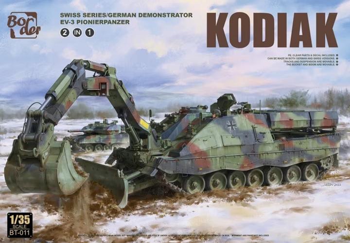 Actual product image Border Model Kodiak Swiss Series German Demonstrator AEV-3 Pionierpanzer