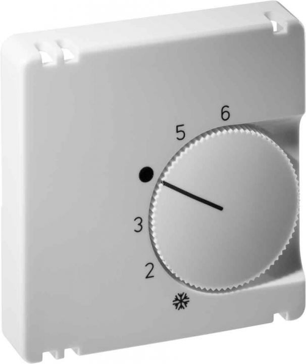 Produktbild ALRE Regeltechnik Abdeckung für Raumtemperaturregler JZ-001.100 55x55mm glanz reinweiss