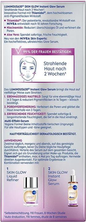 Actual product image NIVEA Luminous630 Skin Glow (30 ml)