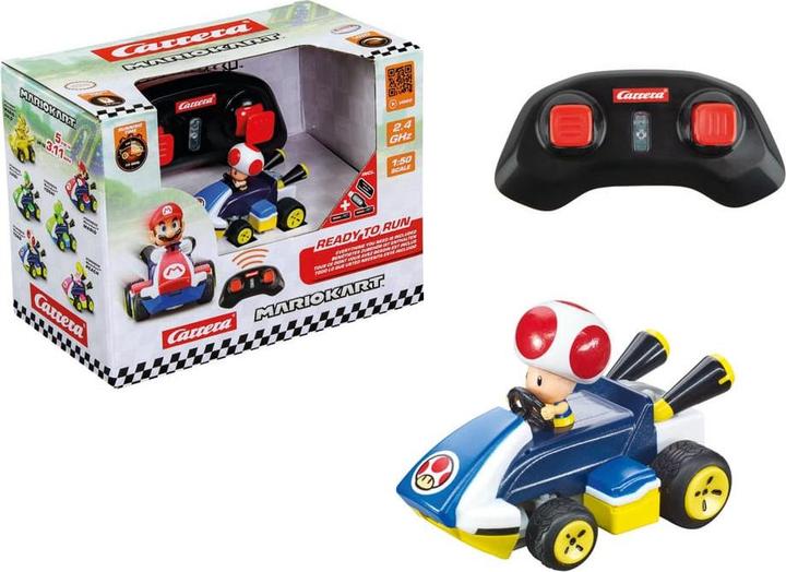 Actual product image Carrera 2,4GHz Mario Kart Mini RC - Toad (Paperbox)