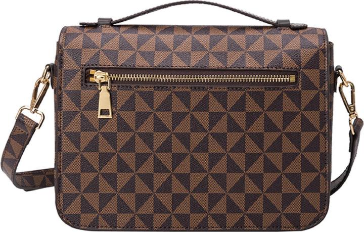 Immagine prodotto Only-Bags.Store Borsa Metis in pelle vegana, Metis marrone, Borsa Satchel marrone, Borsa in pelle vegana, Pelle